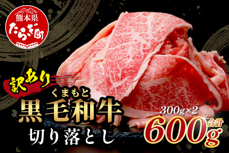 【訳あり】くまもと黒毛和牛 切り落とし 600g 本場 熊本県 黒毛 和牛 ブランド 牛 肉 上質 くまもと 訳アリ 113-0552 600g