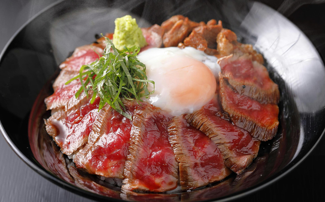 あか牛丼 ［２人前］ セット （あか牛モモ 約200g、あか牛のたれ 40g×3） 肉 にく ミート 牛肉 ビーフ もも肉 モモ肉 赤身 丼 牛丼 たれ付き 冷凍