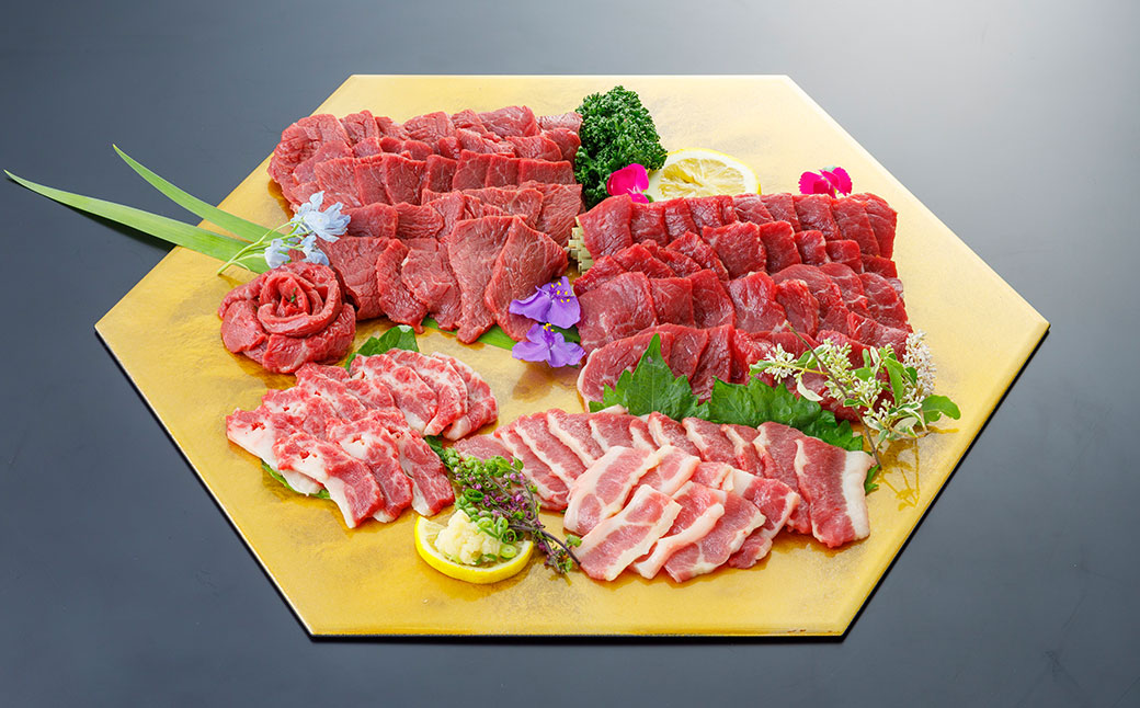 3種の馬刺し 300g 【赤身・フタエゴ・サガリ】 肉 馬肉 馬 馬刺 馬刺し 赤身 フタエゴ サガリ