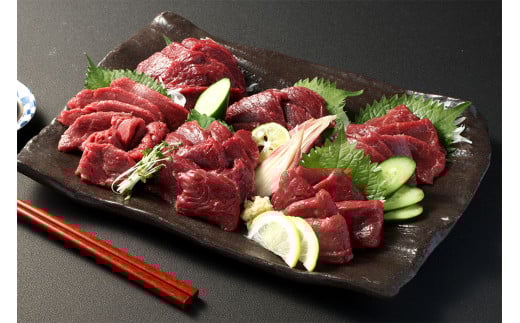 【フジチク ふじ馬刺し】馬刺し食べ比べ盛り合わせ（3～4人前）