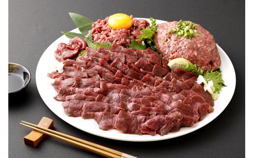 【フジチク ふじ馬刺し】おつまみ馬刺しセット8人前