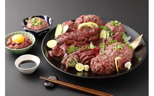 【フジチク ふじ馬刺し】おつまみ馬刺しセット10人前