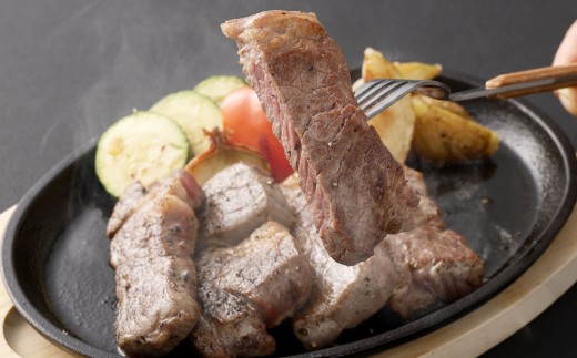 【訳あり】 厚切り牛ザブトン （肩ロース） ステーキ 約500g×1パック