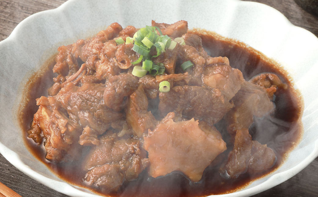 牛丼の具と牛すじ煮込みの食べ比べセット 各3パック 計6パック