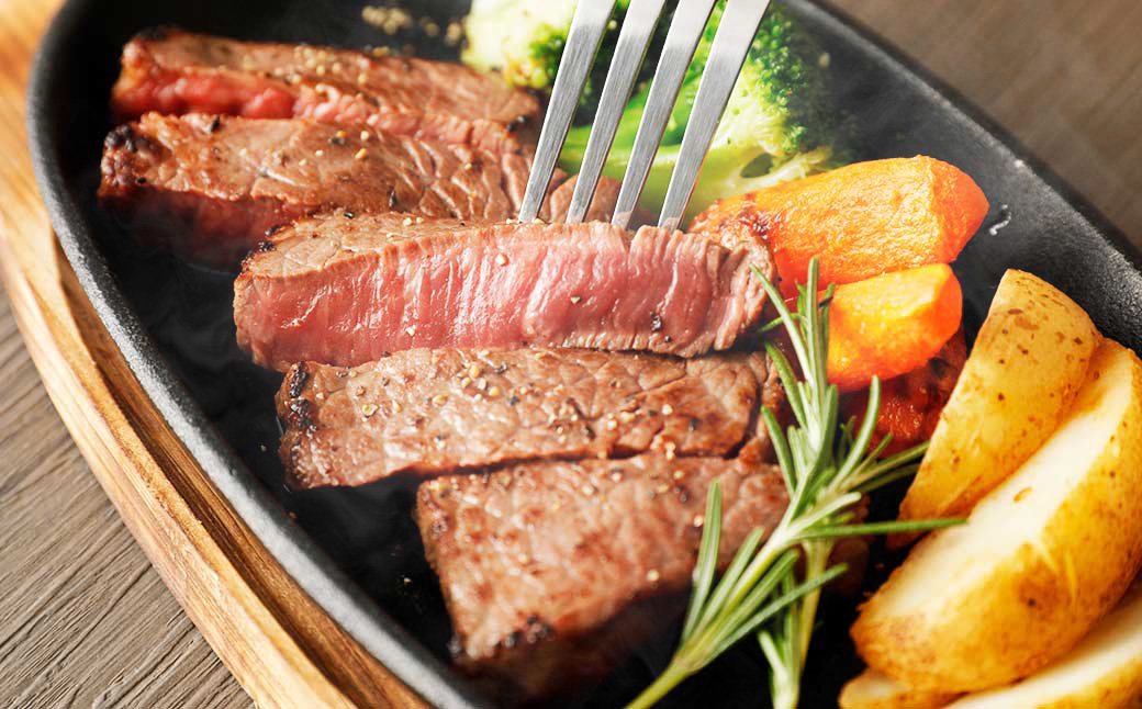 くまもとあか牛 ミニステーキ 約240g （ランプ使用） あかうし 赤牛 牛肉 肉 ステーキ