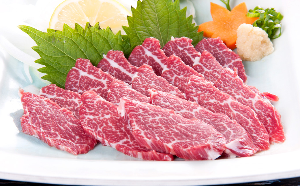 【3ヶ月定期便】【熊本と畜】馬刺し 貝の身（カイノミ） 300g