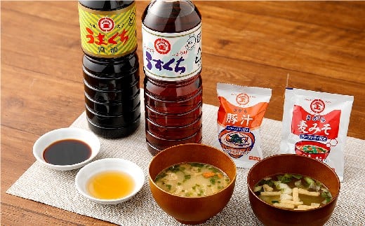 マルカマ醤油&FDみそ汁 Aセット