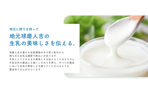 球磨の恵み ヨーグルト (砂糖不使用) 合計 2kg (1kg×2パック) 乳製品 生乳 朝食 おやつ 相良村