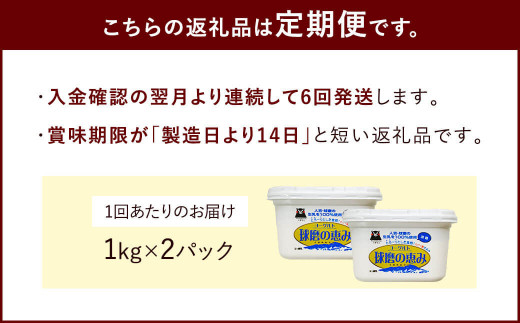 【定期便 年6回】球磨の恵み ヨーグルト 加糖 2kg×6回 合計12kg 乳製品 生乳 朝食 おやつ スイーツ ジャム 冷蔵