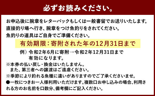遊漁承認券 A券