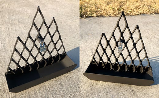 蚊取り線香 ホルダー 手作り 350g 縦18cm×横19cm×奥行6cm 日用品 蚊よけ 虫除け 線香 鉄製 屋外 アウトドア