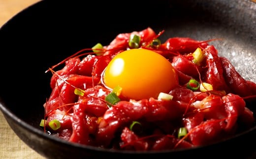 熊本特産馬刺し ユッケ食べ比べセット