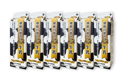 球磨の恵みA2牛乳 6本パック