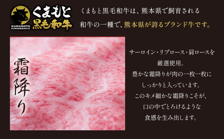 黒毛和牛 A4～A5等級 霜降り 赤身 すき焼き しゃぶしゃぶ 極上 スライス  600g 数量限定 牛肉 冷凍 くまもと黒毛和牛 《30日以内に出荷予定(土日祝除く)》 冷凍庫  ブランド牛  赤身 霜降り お歳暮---ym_fkkgksr_30d_r7_14000_600g_as---