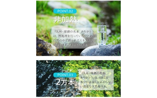 熊本県山江村産 人吉・球磨の名水 ありがとう 500ml×24本 一般社団法人 水都 《30日以内に出荷予定(土日祝除く)》水 天然水 ミネラルウォーター 12Ｌ ---sy_suiarigato_30d_r7_13500_12l---