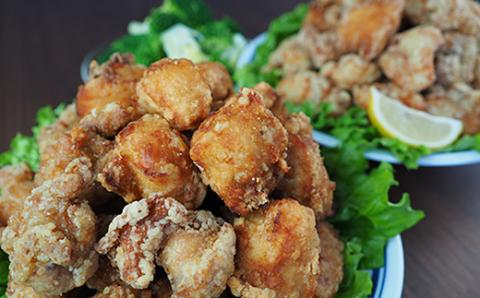 FKP9-164　唐揚げゴールドセット2kg　塩・にんにく醤油