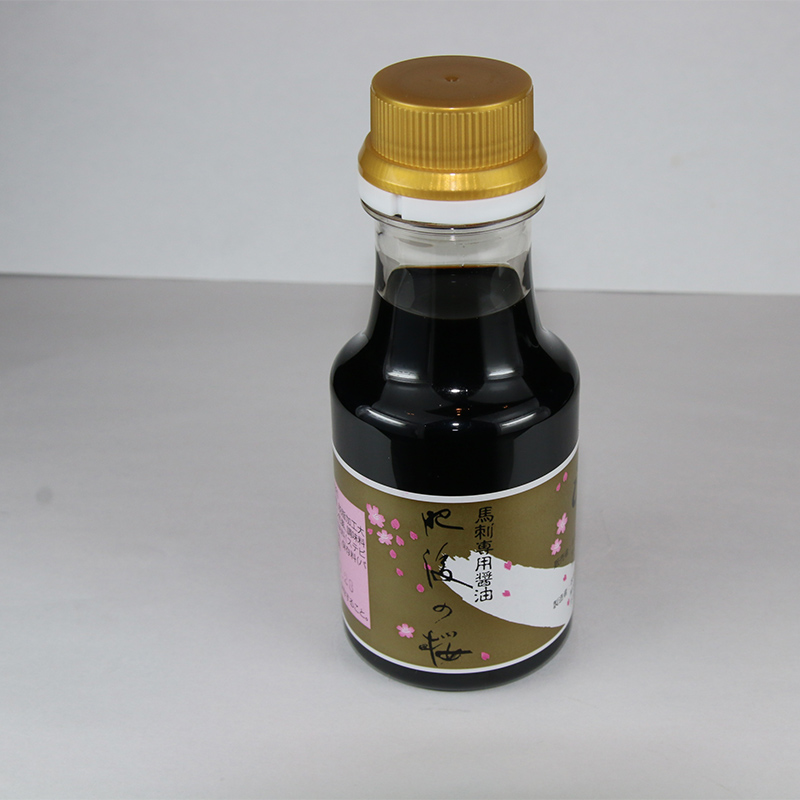 FKP9-588 赤身馬刺し 200g 専用醤油付（1本/150ml）