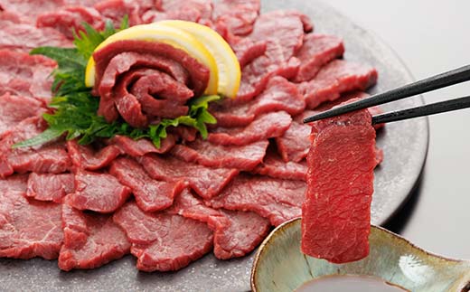 FKP9-663 【桜屋】赤身馬刺し500g（専用醤油付き 150ml×1本） 馬 サクラ肉 さくら肉 桜肉 馬肉 肉 食品