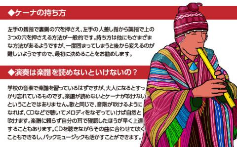 FKP9-437 【球磨村産竹使用】アンデス楽器 ケーナ