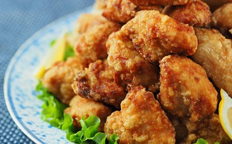 FKP9-164　唐揚げゴールドセット2kg　塩・にんにく醤油