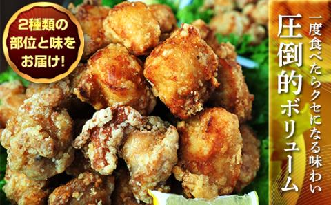 FKP9-164　唐揚げゴールドセット2kg　塩・にんにく醤油