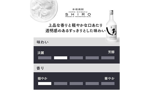 高橋酒造　本格米焼酎「白岳しろ」720ml　12本セット