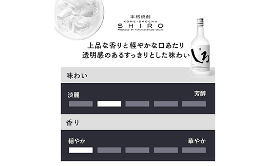 高橋酒造　金銀しろ米焼酎3本セット