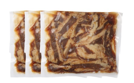 【訳あり】プルコギ風牛肉味付け 500g×3パック 計約1.5kg