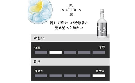 高橋酒造　金しろ・銀しろ本格米焼酎2本セット