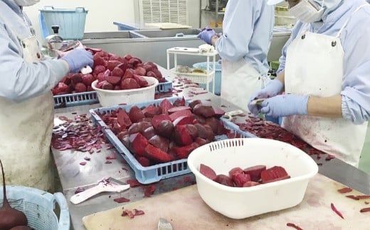 自社農園栽培 ビーツ 水煮 1.2kg （200g×6袋）