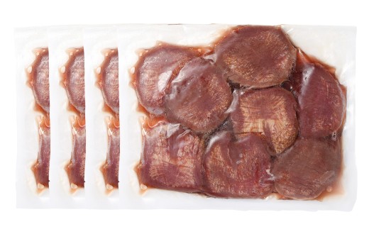 【訳あり】極厚牛タン 約500g×4パック 計約2kg