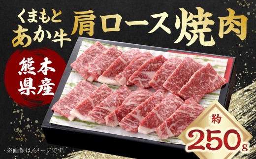 くまもとあか牛 肩ロース 焼肉 約250g
