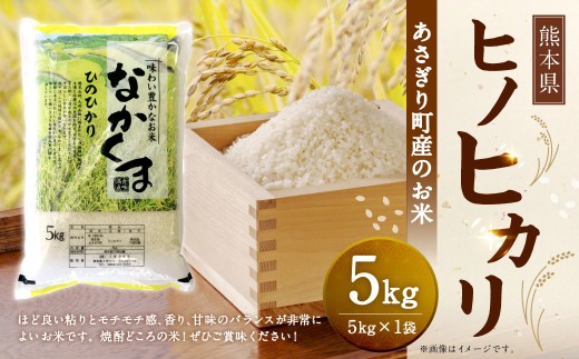 令和7年産 熊本県あさぎり町産のお米 ヒノヒカリ 5kg (5kg×1袋)