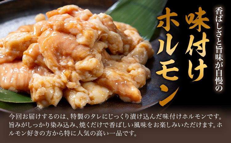 肉 味付け ホルモン 1.2kg 坂西商店 【配送不可地域あり】《30日以内に出荷予定(土日祝を除く)》 熊本県 苓北町 ホルモン 牛 タレ 味付き BBQ 肉 にく 送料無料---reihoku_sns_42_4p---