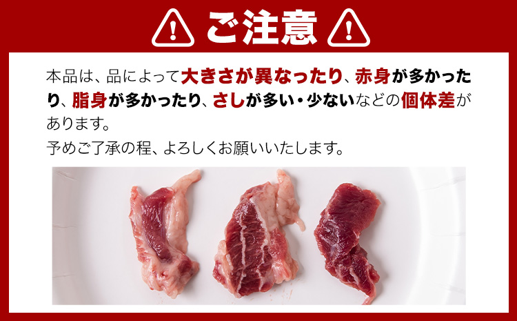 馬ひも焼肉用300g（50g×6袋） 肉 馬ひも 馬肉 熊本県苓北町《90日以内に出荷予定(土日祝除く)》---rh_fkgbahim_90d_r7_13500_300g---