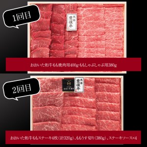 大分県産黒毛和牛（おおいた和牛）バラエティ定期便 毎月6回お届け