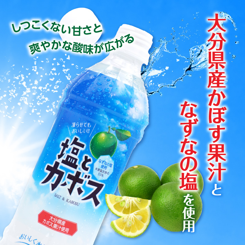 塩とカボス　495ｍｌ×24本