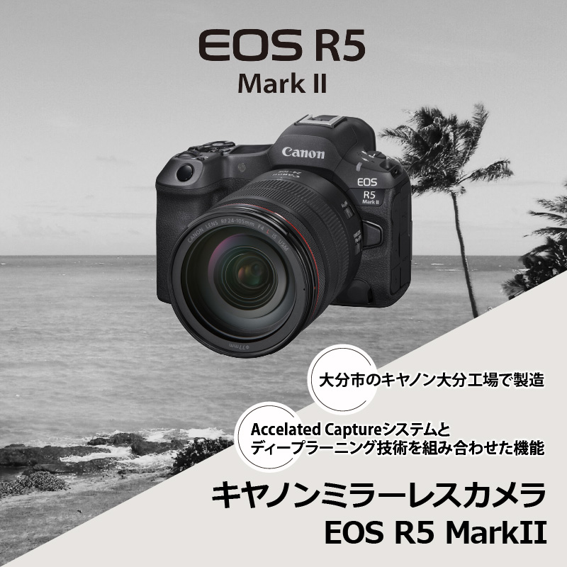 ミラーレスカメラ EOS R5 Mark Ⅱ・RF24-105 L IS USM