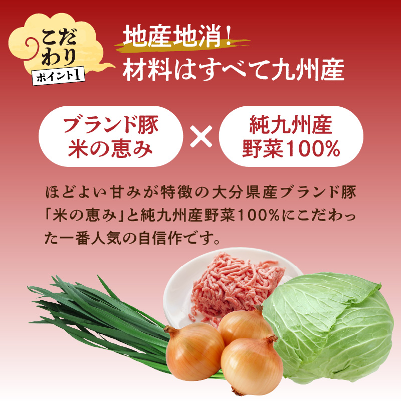 豚骨スープで焼く 餃子専門店の餃子 将軍餃子54個