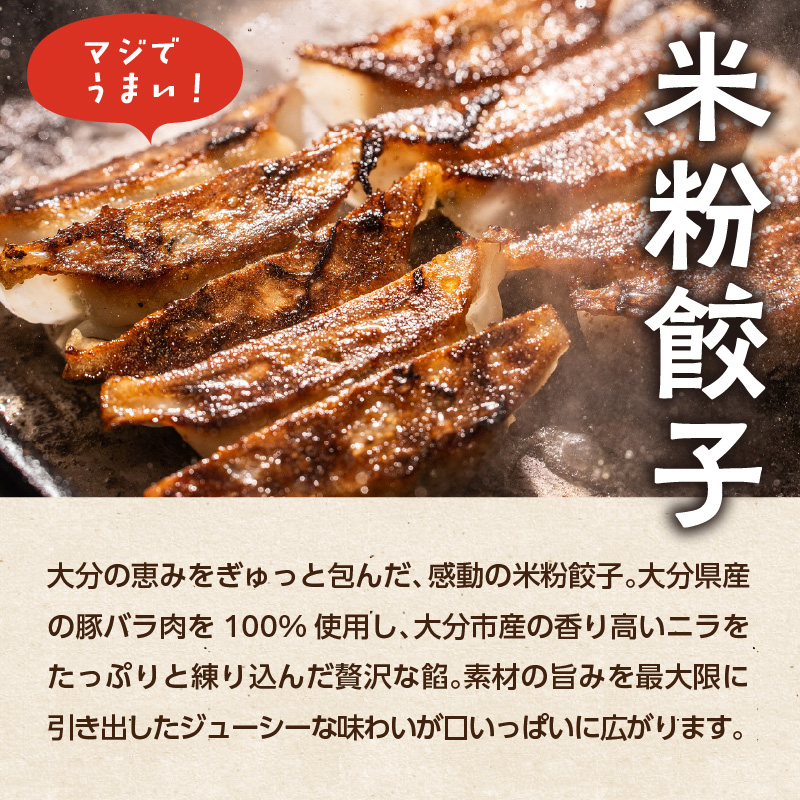 マジでうまい！モチモチすぎるニラ子の米粉ぎょうざ 大分県産豚肉・にら100%使用(ニラ醤油タレ付) 10個入り3パック