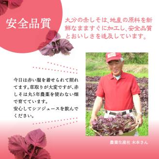 赤しそジュース　無糖タイプ　900ｍｌ×3本