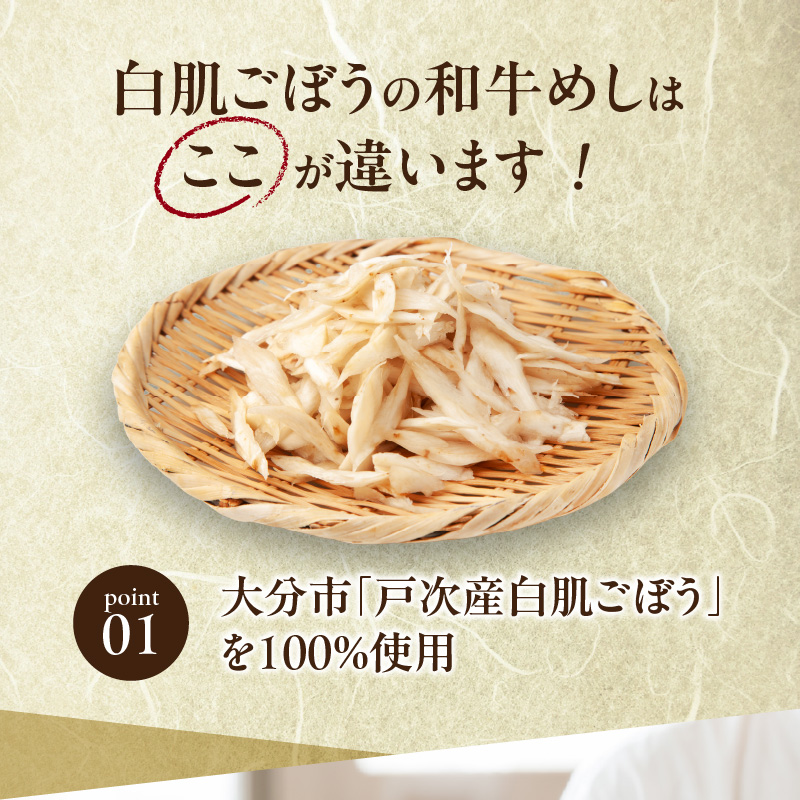 白肌ごぼうの和牛めしの素 2箱セット