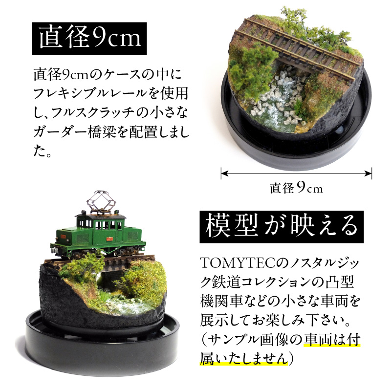 Nゲージ鉄道模型ディスプレイジオラマ 【ミニミニ橋梁】