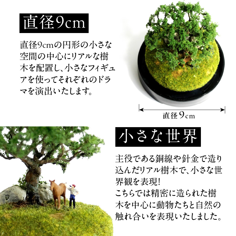 ディスプレイジオラマ 【癒しの森－動物編】