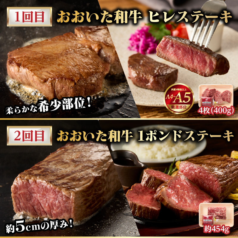 【隔月配送】【おおいた和牛堪能】隔月4回お届け定期便