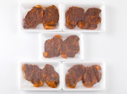 大分県産豚肩ロースの味付けポークステーキ2kg