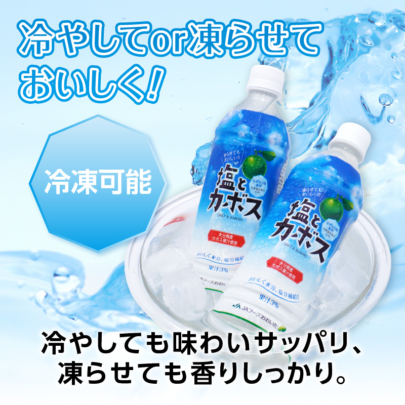 塩とカボス　495ｍｌ×24本