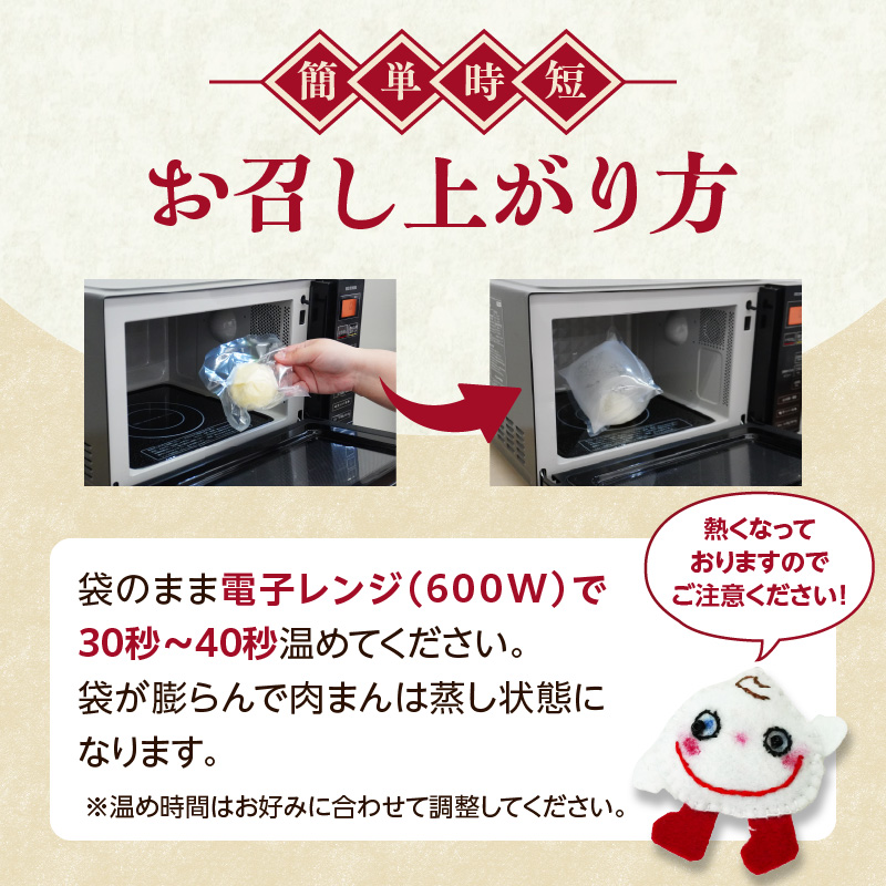 自家製天然酵母　手づくり肉まんセット