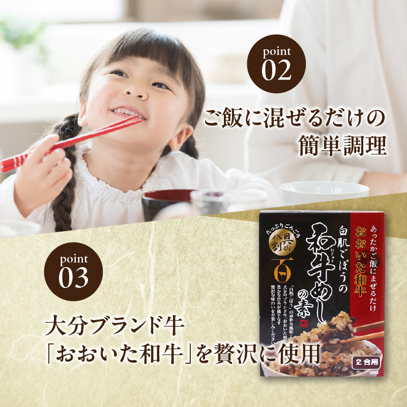 白肌ごぼうの和牛めしの素 2箱セット