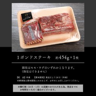 【おおいた和牛】1ポンドステーキ（約454g）
